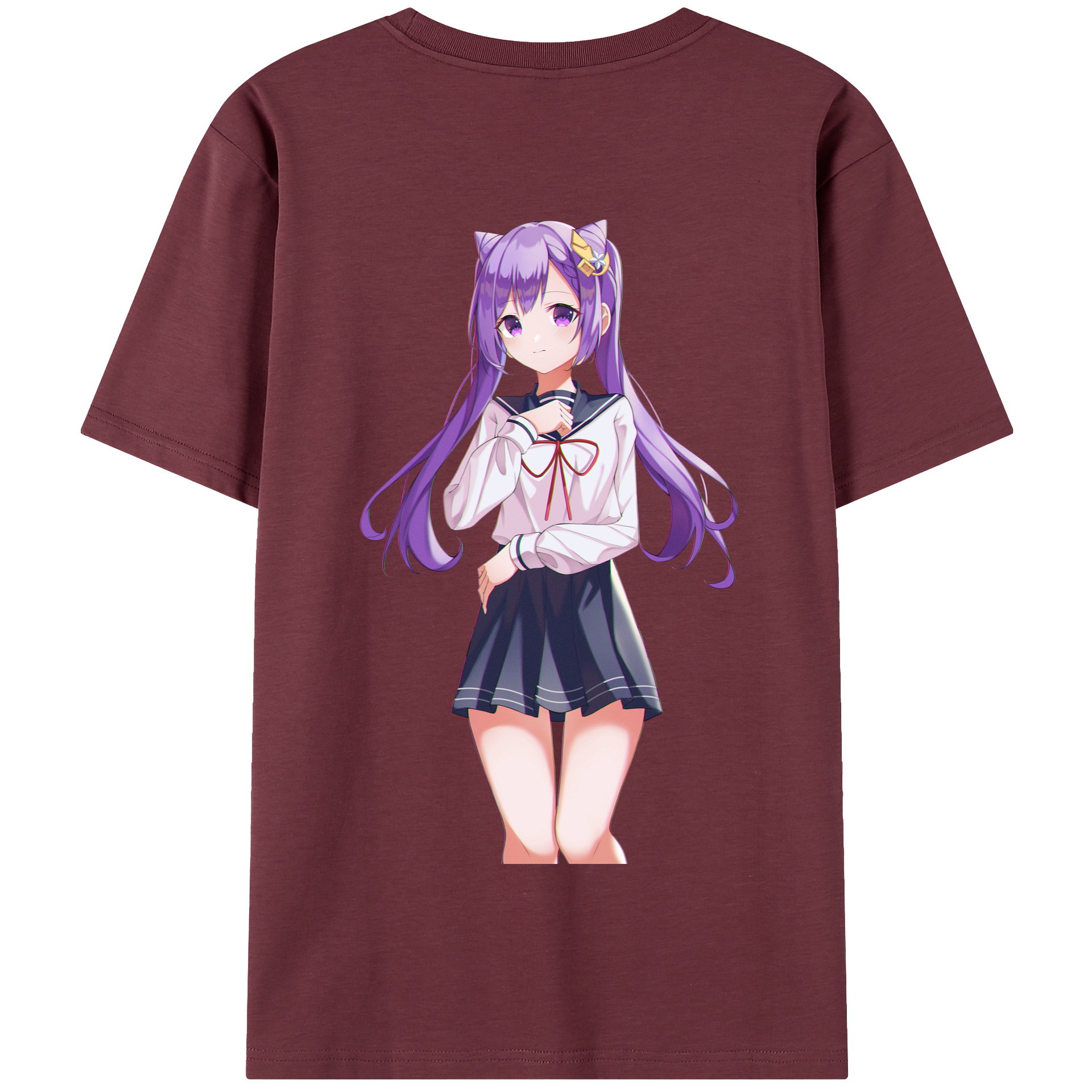 げんし神 刻晴 こくせい genshin Kokusei 綿100％半袖Tシャツ（背面プリント）